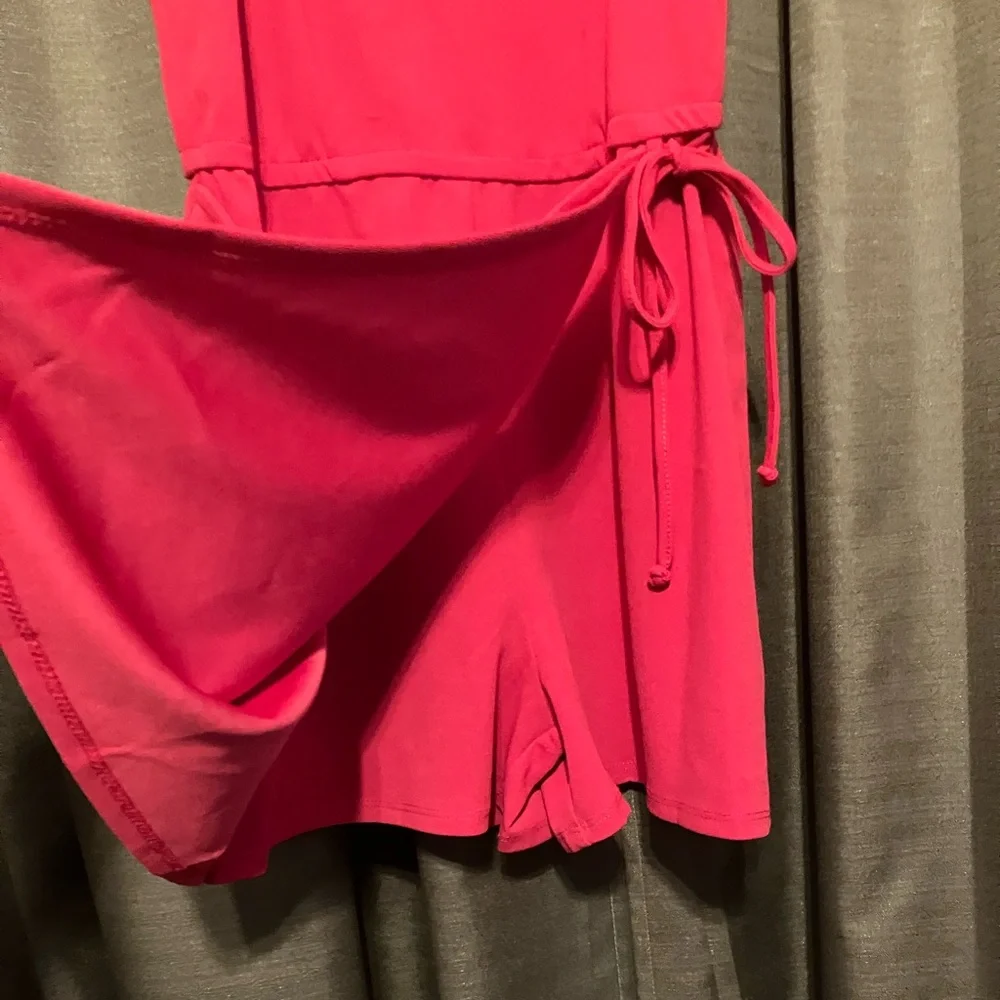 NEW Red Roper With Faux Wrap Side Tie - Picture 2 of 4